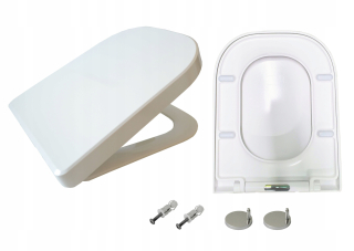 WC sedadlo ESTIVA G, biely duroplast